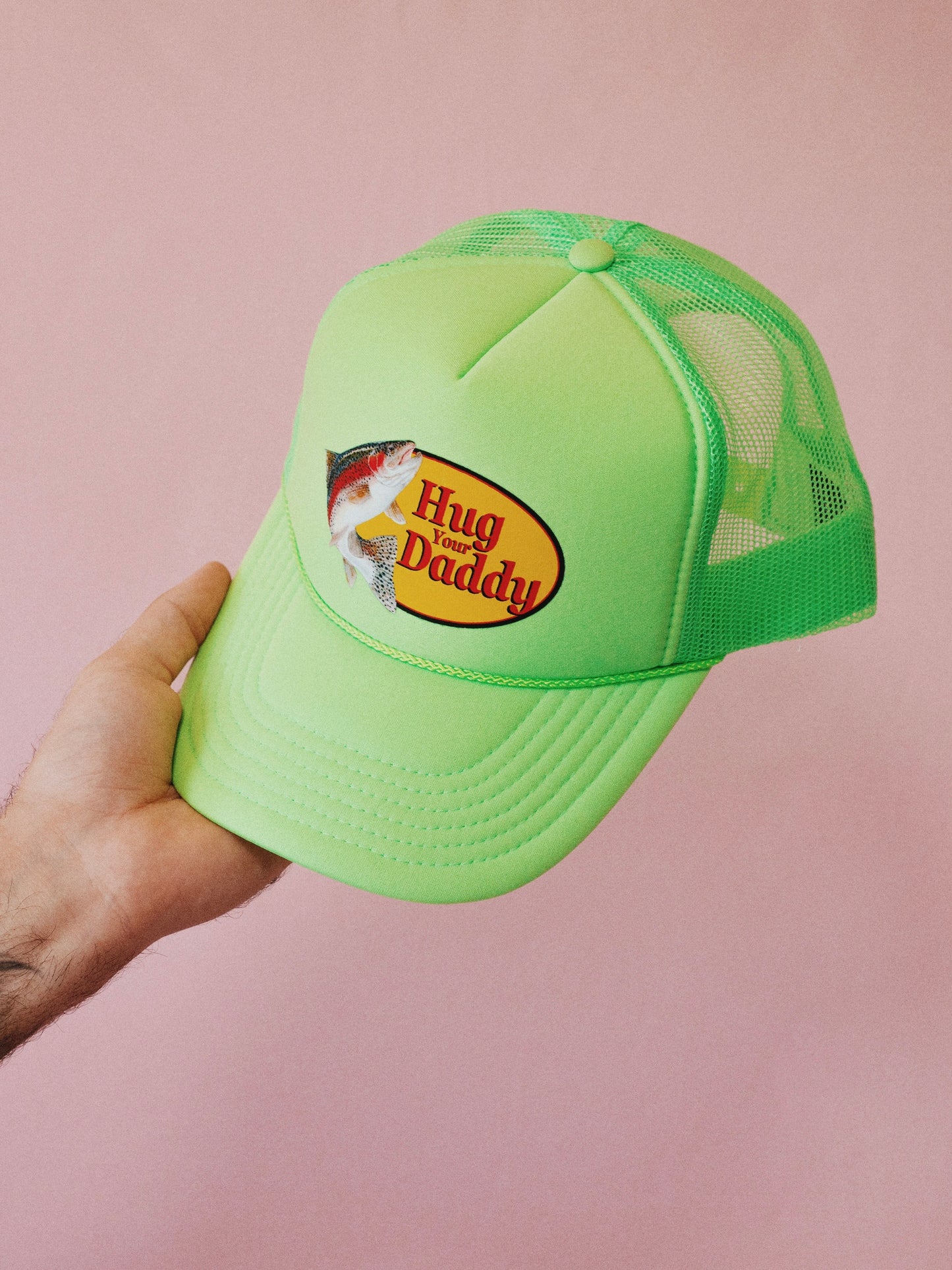 Trout Hat (Neon Green)